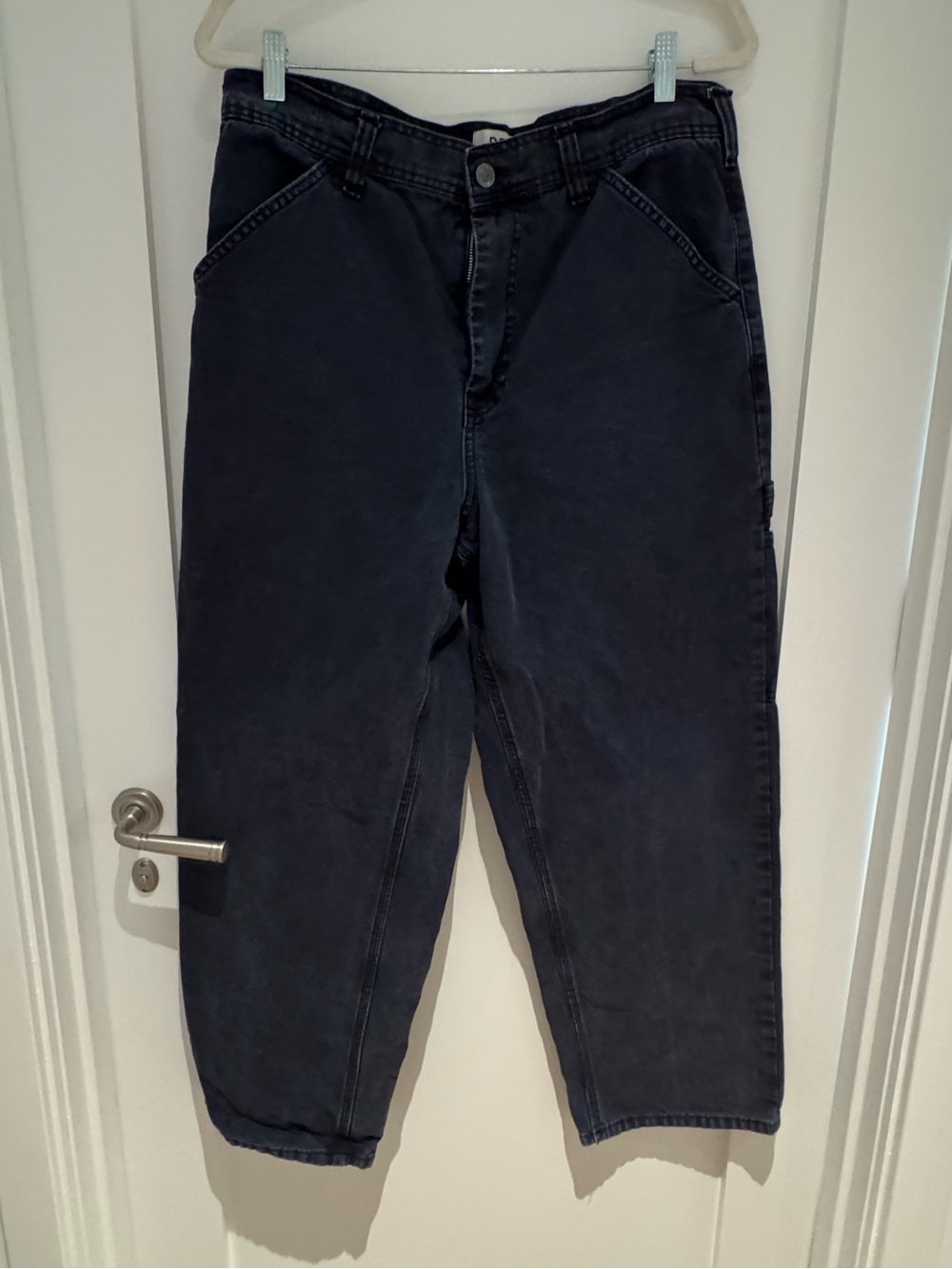 BDG Navy High-Waist Denim Pants